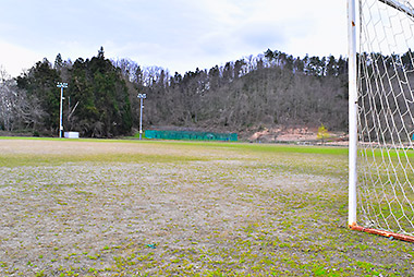 金谷運動広場のサッカー場